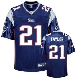 #21 FRED TAYLOR • New England Patriots Reebok NFL all stitched jersey